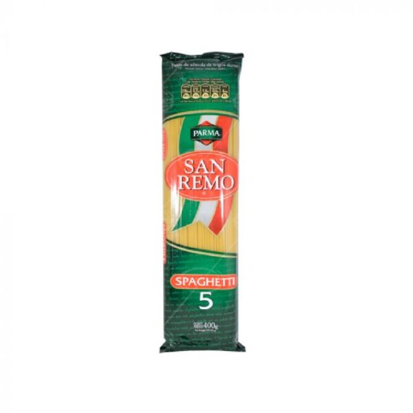 FIDEOS SAN REMO SPAGHETTI  5  400G