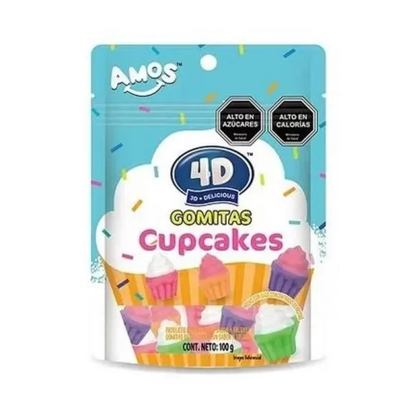 GOMITAS CUPCAKES 4D 100g