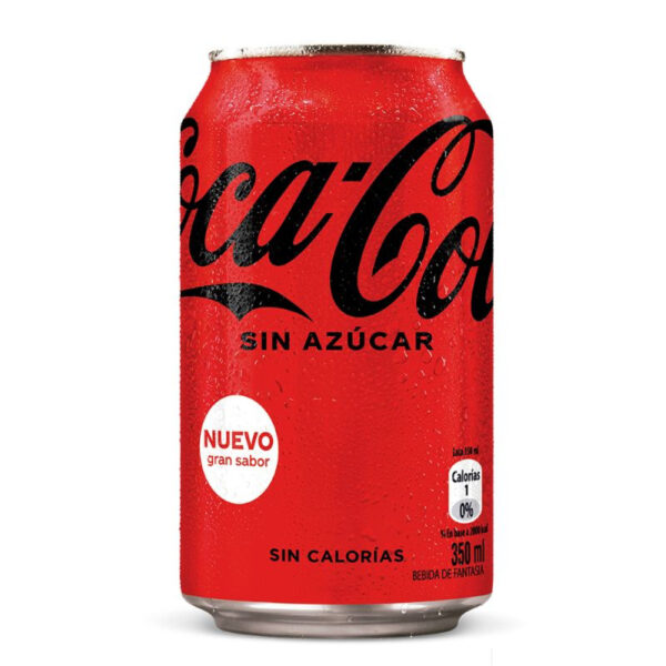 COCACOLA  ZERO LATA 350CC