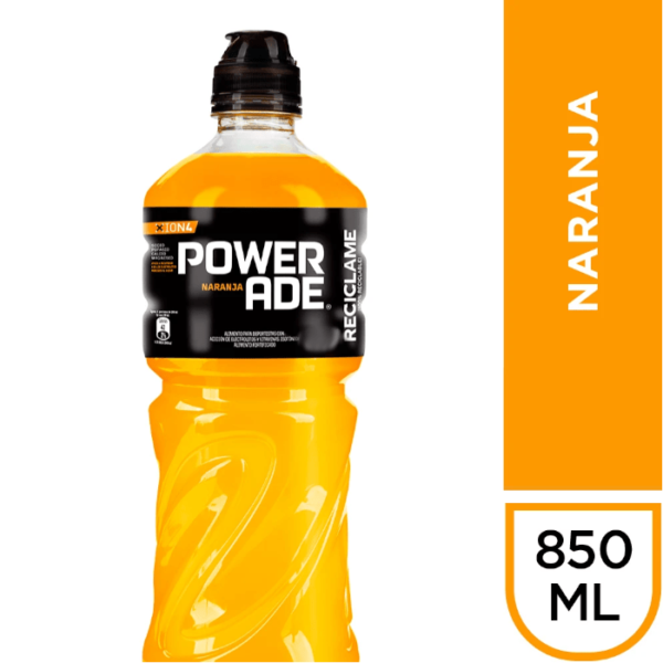 POWERADE NARANJA 850 ML