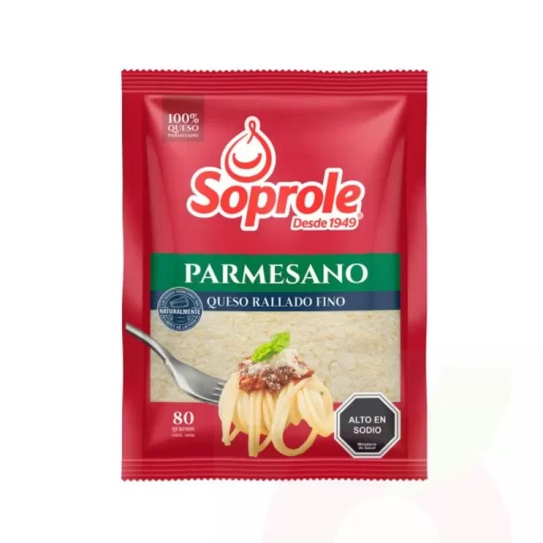 QUESO RALLADO PARMESANO SOPROLE 80g