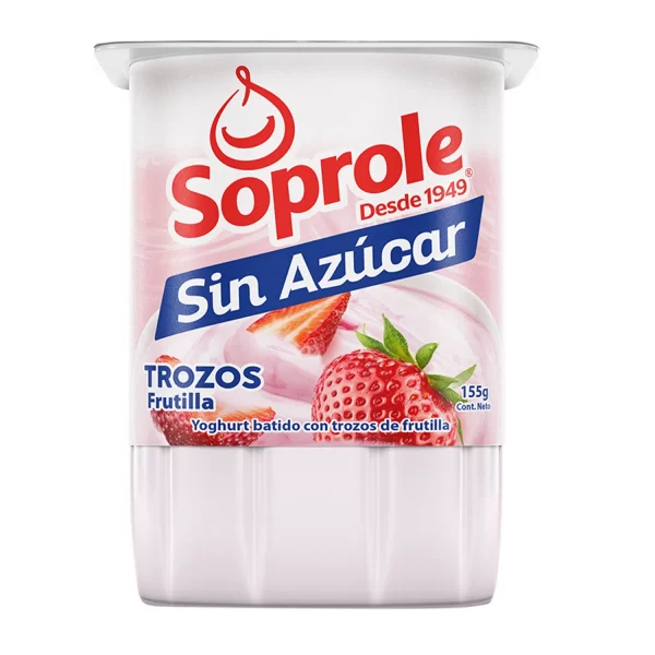 YOGHURT SOPR S/AZUCAR FRUTILLA 155g