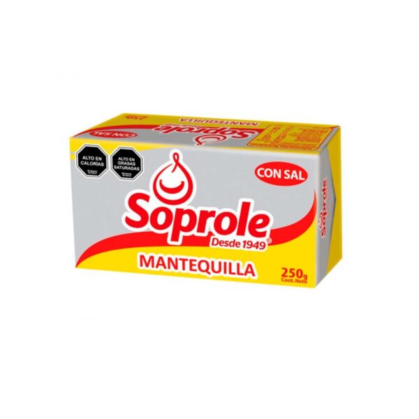 Mantequilla Soprole Pan C/S 250G