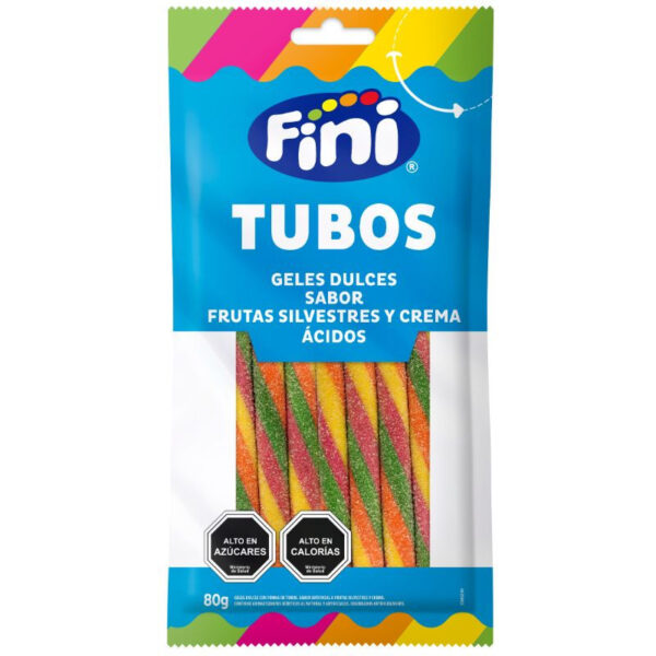 FINI TUBOS  FRUT/SILVESTR 80g