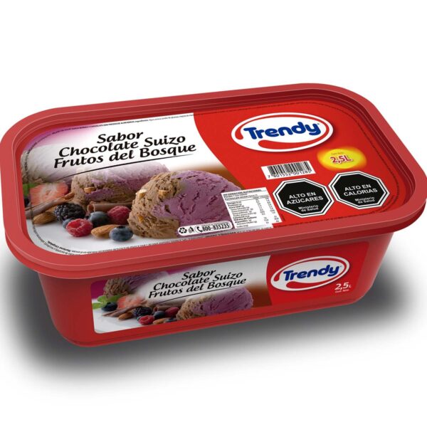 CASSATA TRENDY CHOC-SUIZO-FBOSQ 2.5LT