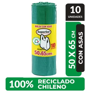 BOLSA BASURA SUPERIOR C/ASA 50X65 