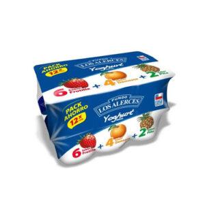 PACK ALERCE X 12 (6 FRUT+4 DAMASC+2 PIÑA)