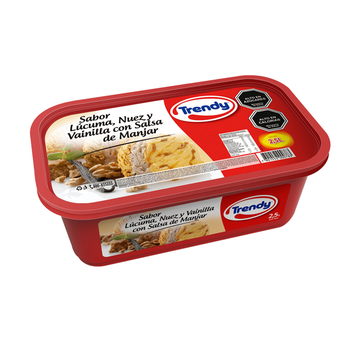 CASSATA TRENDY LUCUMA NUEZ VAINILLA .2.5lt