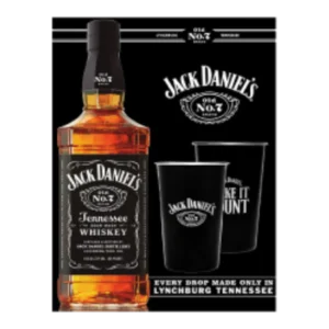 PACK jack n°7 + 2 vasos metalicos 