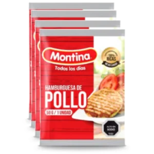 Hamburg montina pollo 50g x 4