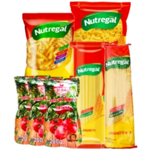 PACK 4 pasta nutregal + 3 salsa tomate  