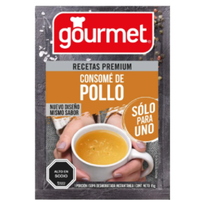 Sopa para uno pollo gourmet 15gr