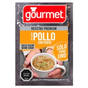 GOURMET SOPA PARA UNO POLLO FIDEO 15 GR